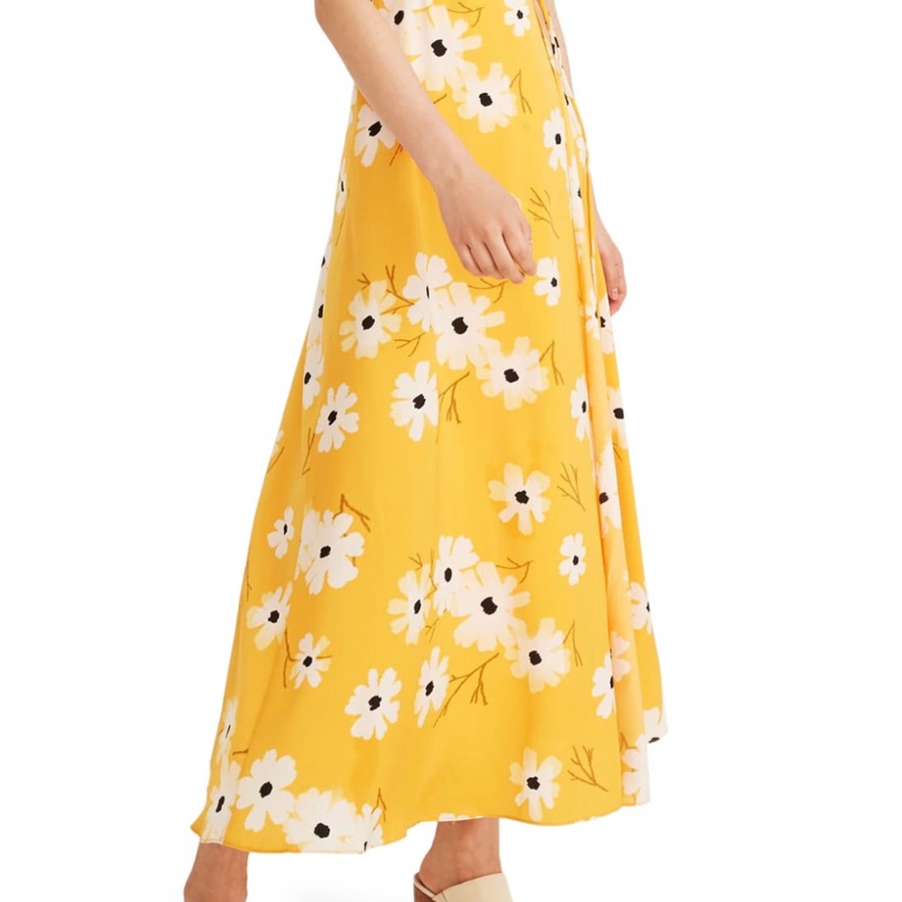 Madewell floral wrap dress